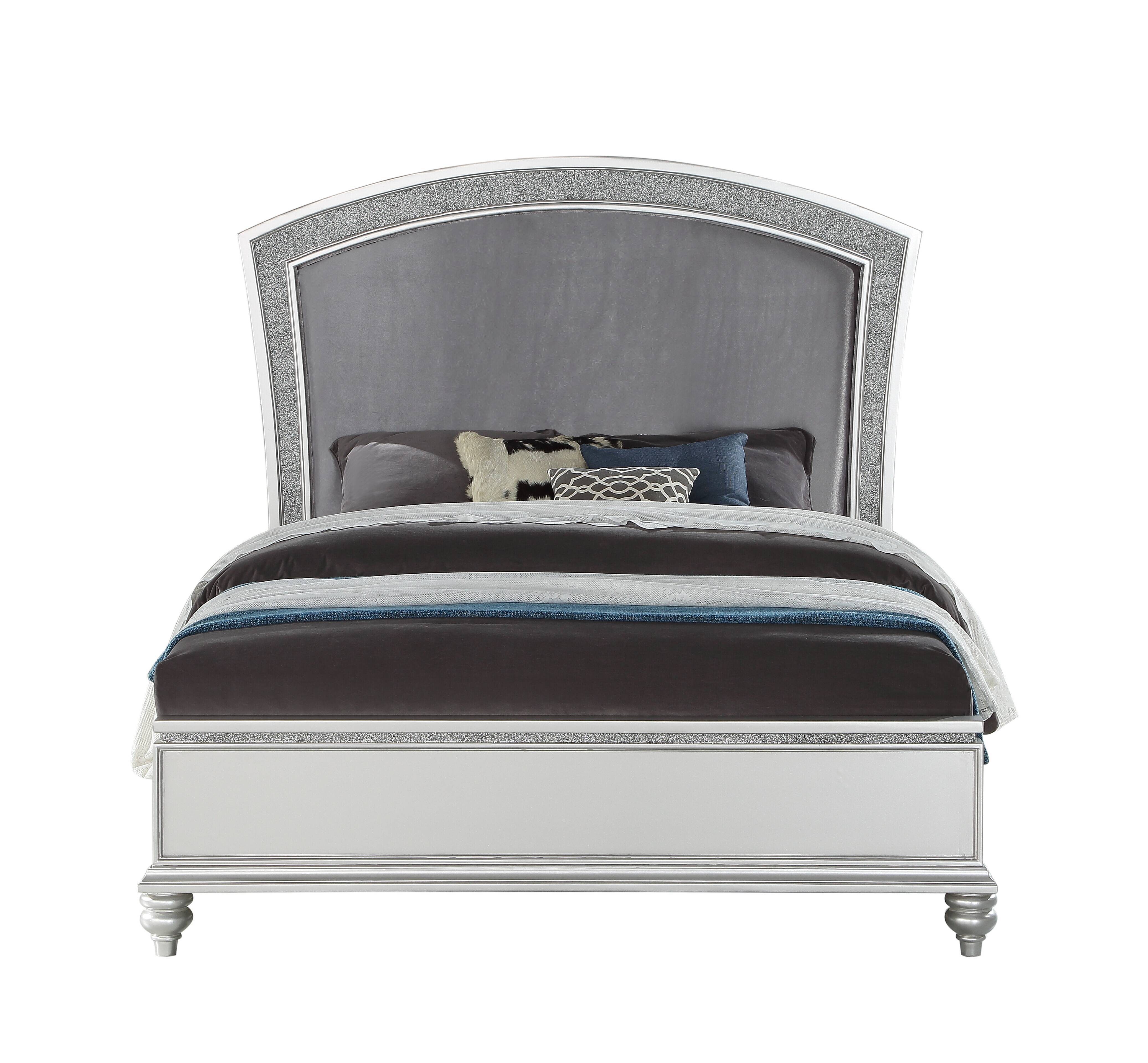 Maverick - California King Bed - Silver