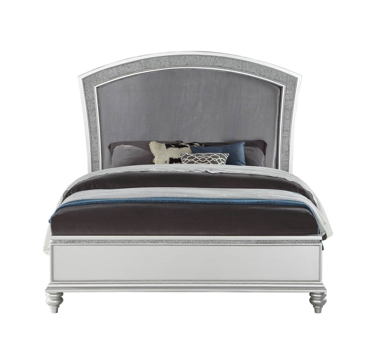 Maverick - California King Bed - Silver