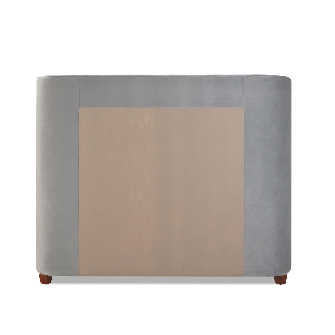 Brooklyn - Queen Tufted Panel Bed Headboard And Footboard Set - Opal Gray