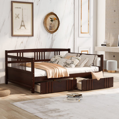 Full Size DayBed With 2 Drawers - Espresso