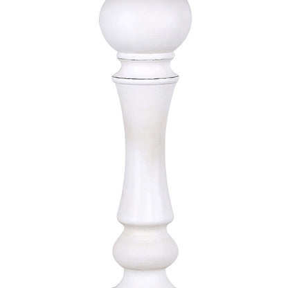 Winston - Farmhouse Poly Table Lamp (Set of 2) - Distressed Off White Poly / Light Gray