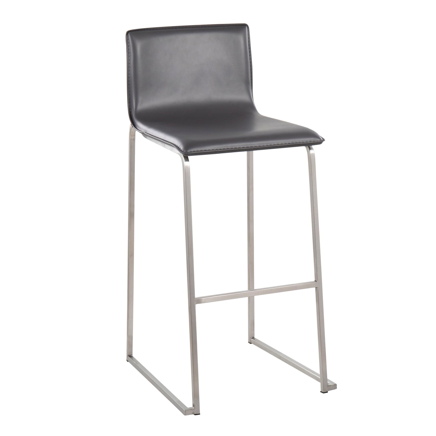 Mara - Contemporary Barstool (Set of 2) - Gray