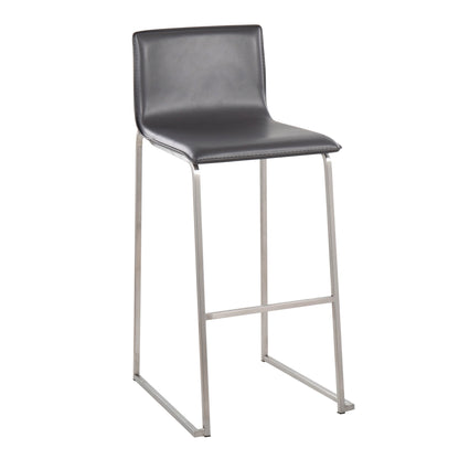 Mara - Contemporary Barstool (Set of 2) - Gray