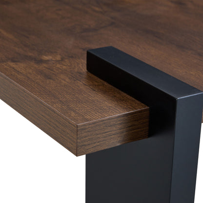 Walnut Colored Coffee Table, Suitable For Modern Minimalist Living Rooms And Leisure Areas - Walnut