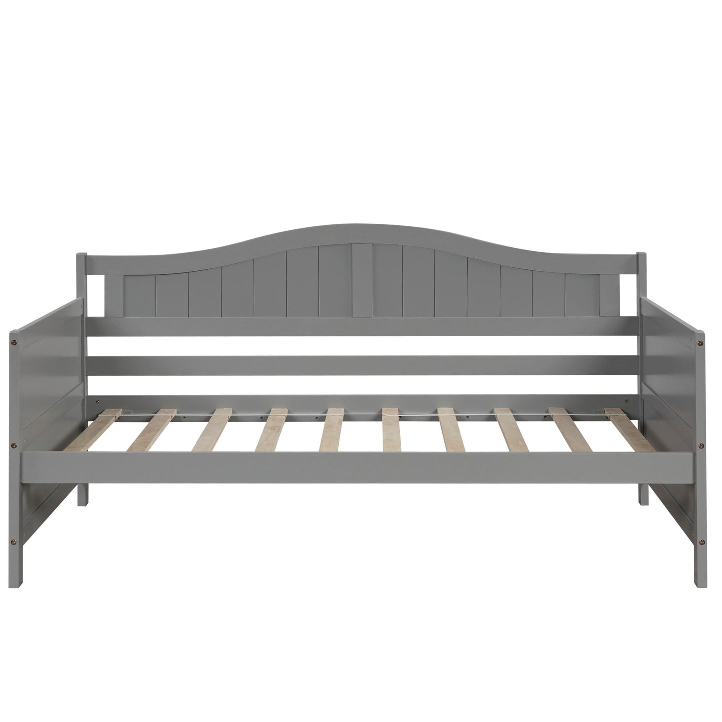 Twin Daybed With 2 Drawers, Sofa Bed For Bedroom Living Room, No Box Spring Needed - Gray
