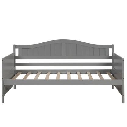 Twin Daybed With 2 Drawers, Sofa Bed For Bedroom Living Room, No Box Spring Needed - Gray