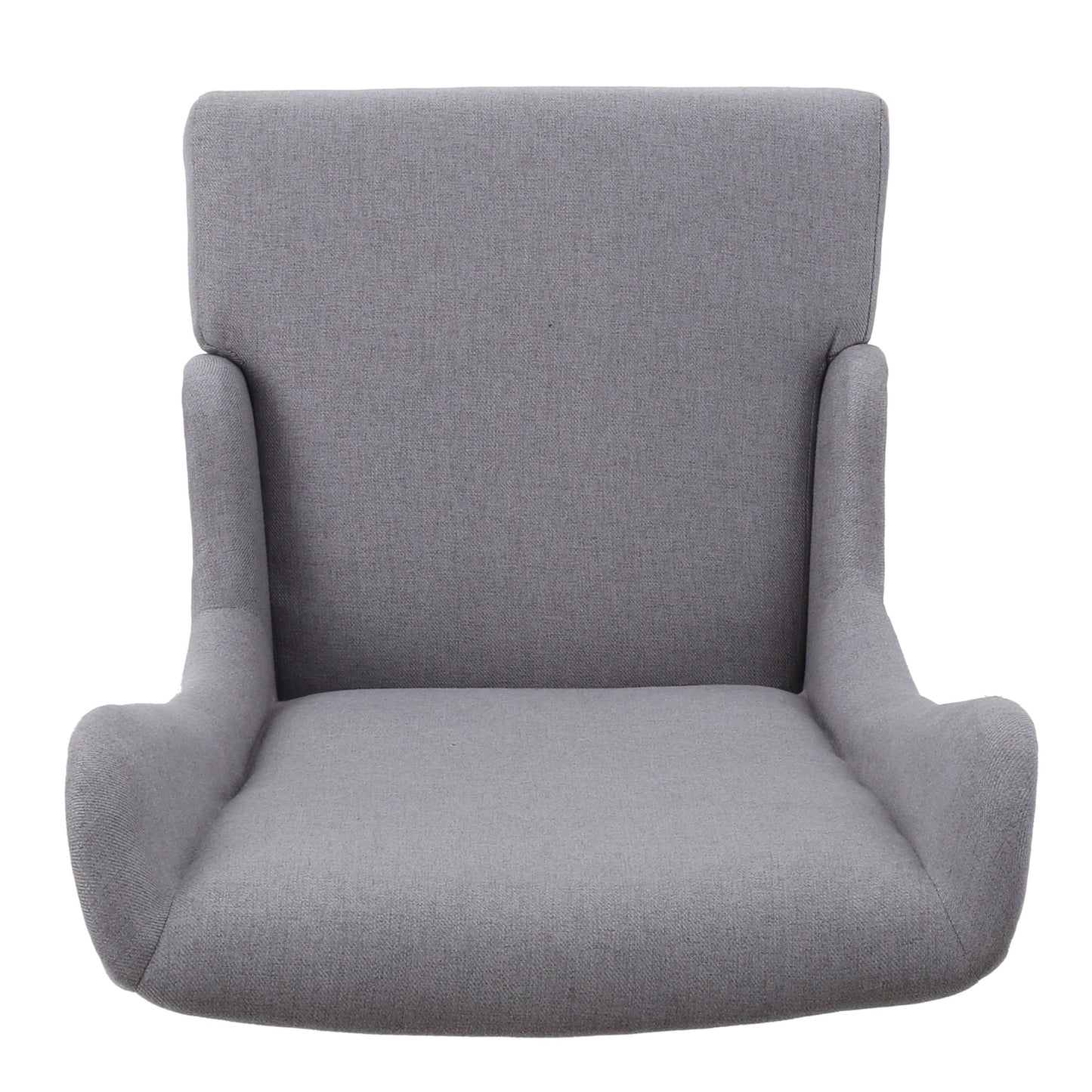 Alight - Upholstered Dining Chair With High Back And Birch Wood Legs - Light Gray