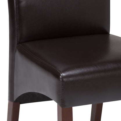 Avalon - Deluxe Parson Dining Chair (Set of 2) - Tanners Brown