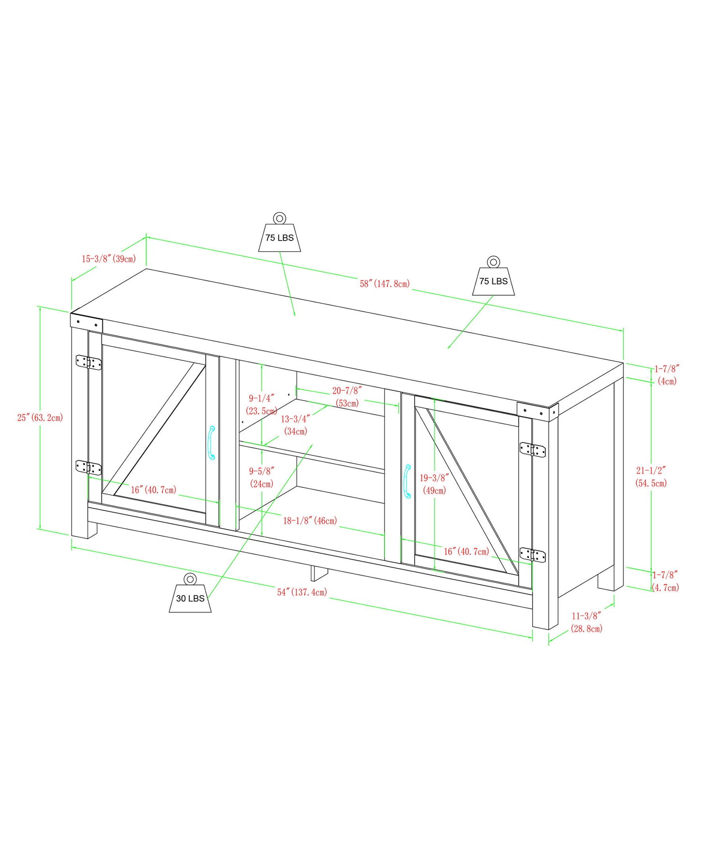 Modern Farmhouse Barn Door 3 Shelf TV Stand For TVs Up To 65ÔøΩÔøΩÔøΩÔøΩÔøΩÔøΩÔøΩÔøΩÔøΩÔøΩÔøΩÔøΩÔøΩÔøΩÔøΩÔøΩÔøΩÔøΩÔøΩÔøΩÔøΩÔøΩÔøΩÔøΩÔøΩÔøΩÔøΩÔøΩÔøΩÔøΩÔøΩÔøΩÔøΩÔøΩÔøΩÔøΩÔøΩÔøΩÔøΩÔøΩÔøΩÔøΩ - Rustic Oak / Brushed White