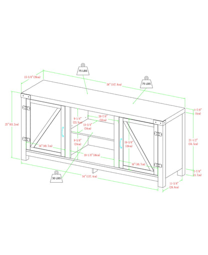 Modern Farmhouse Barn Door 3 Shelf TV Stand For TVs Up To 65ÔøΩÔøΩÔøΩÔøΩÔøΩÔøΩÔøΩÔøΩÔøΩÔøΩÔøΩÔøΩÔøΩÔøΩÔøΩÔøΩÔøΩÔøΩÔøΩÔøΩÔøΩÔøΩÔøΩÔøΩÔøΩÔøΩÔøΩÔøΩÔøΩÔøΩÔøΩÔøΩÔøΩÔøΩÔøΩÔøΩÔøΩÔøΩÔøΩÔøΩÔøΩÔøΩ - Rustic Oak / Brushed White