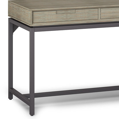 Banting - Mid Century Wide Desk - Distressed Gray