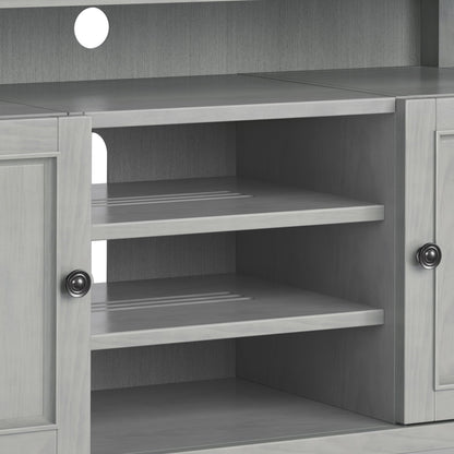 Amherst - TV Media Stand - Fog Gray