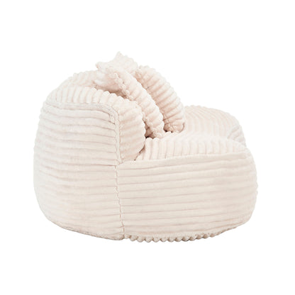 Bean Bag Sofa Lazy Sofa Comfort Lounger High Back Chair For Adults And Kids, Indoor & Outdoor - Beige