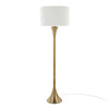 Lenuxe - Contemporary Floor Lamp - Gold / White