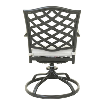 Dining Swivel Chair (Set of 2) - Cast Silver