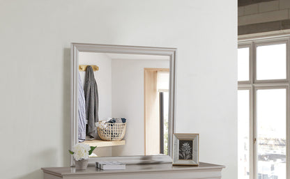 Elegant Transitional - Mirror - Silver Champagne