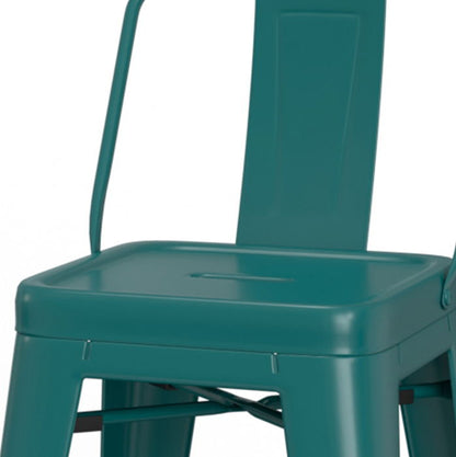 Rayne - Counter Height Stool (Set of 2) - Teal Blue