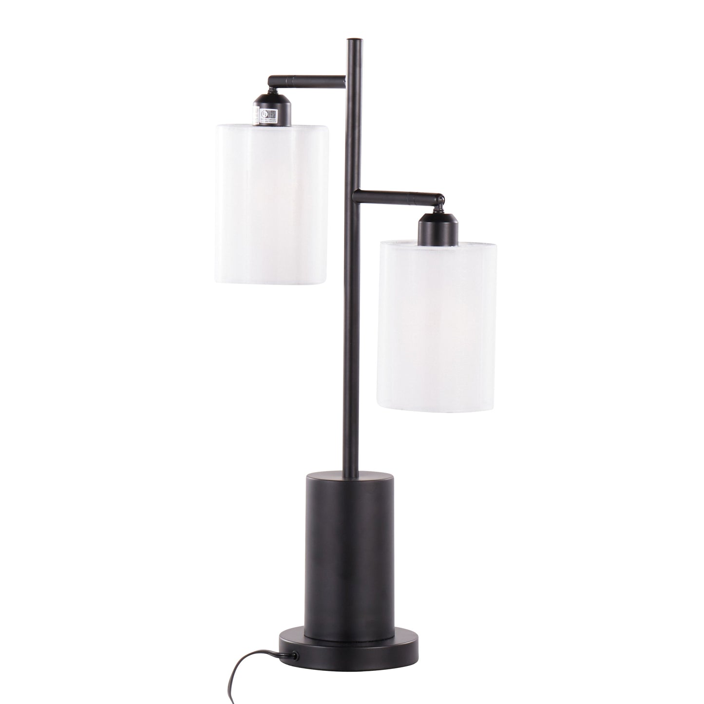 Cannes - Contemporary Table Lamp - Black / White