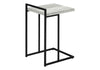 Accent Table, C - Shaped, Modern Convenient Design - Gray