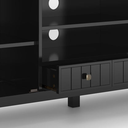 Acadian - TV Media Stand - Black