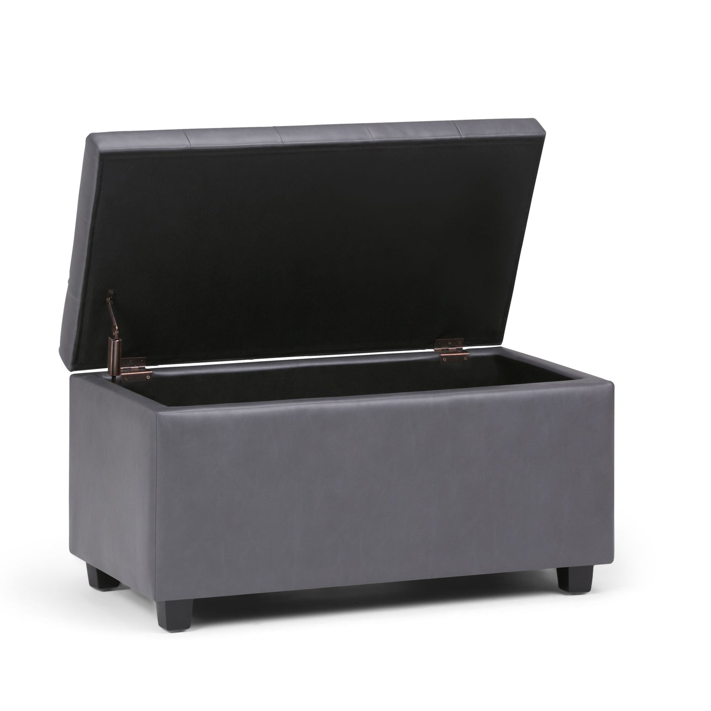 Cosmopolitan - Storage Ottoman - Stone Gray