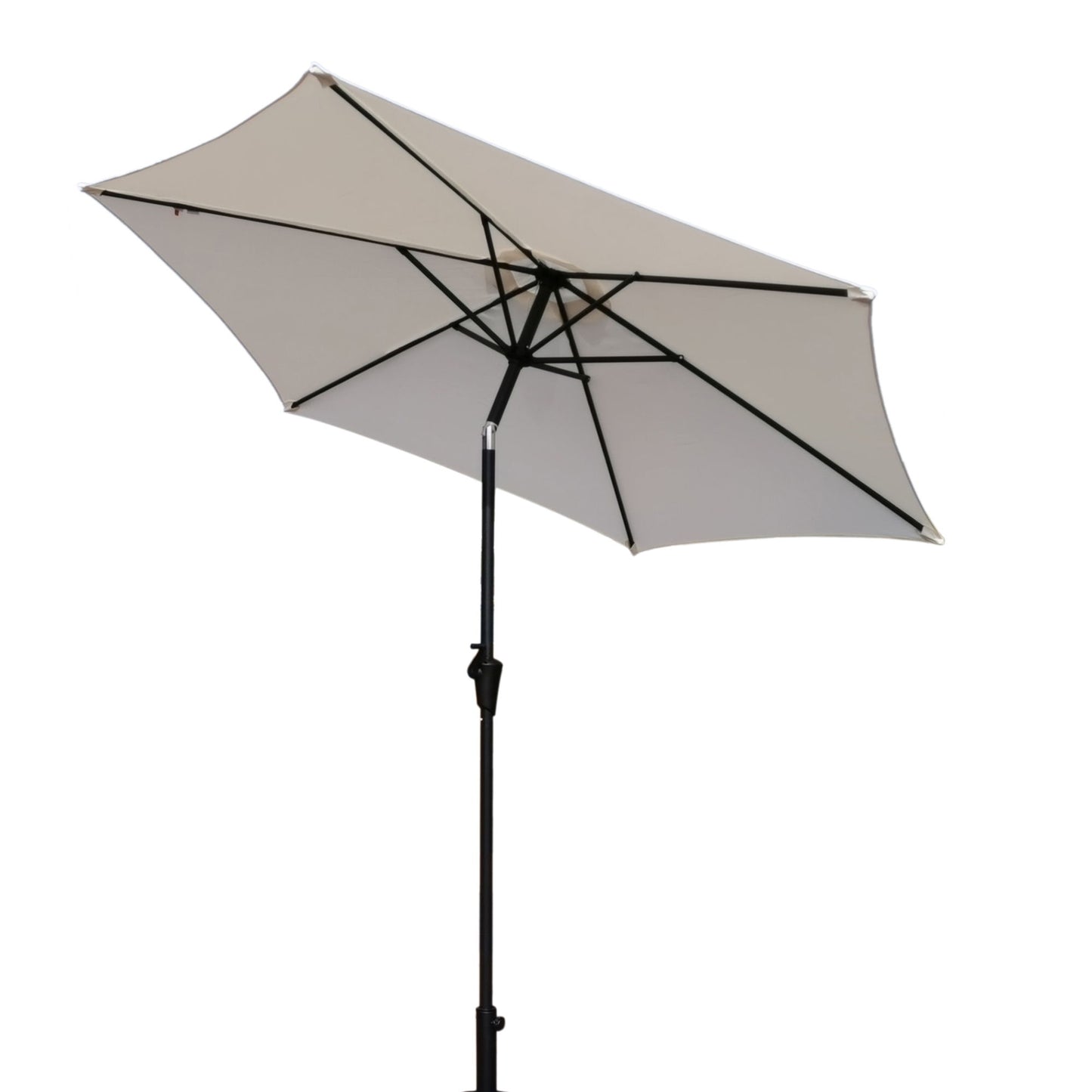 9' Pole Umbrella With Carry Bag - Creme