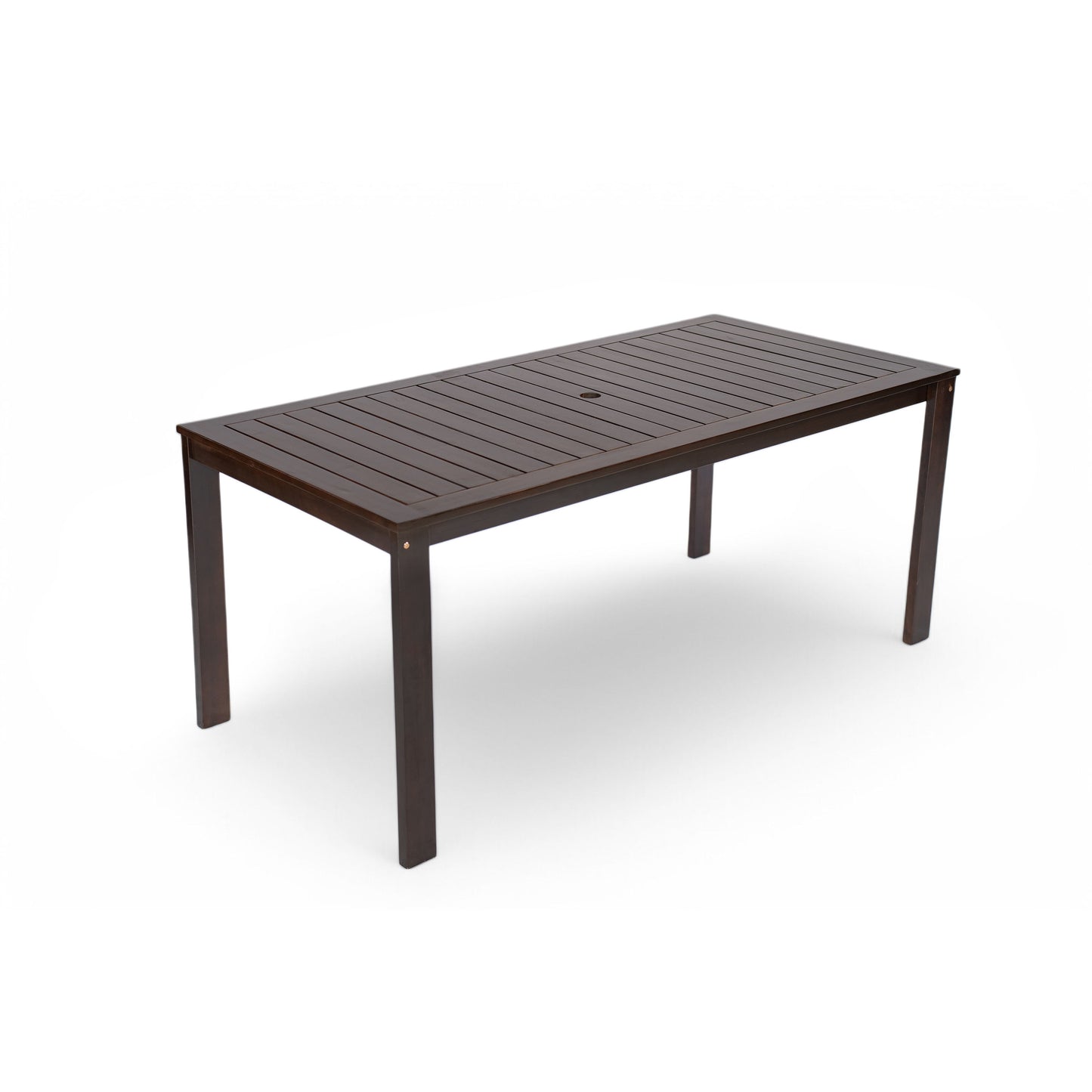 Patio Dining Set Outdoor Dining Table And Chair Set With And Removable Cushions For Patio, Backyard, Garden - Dark Brown