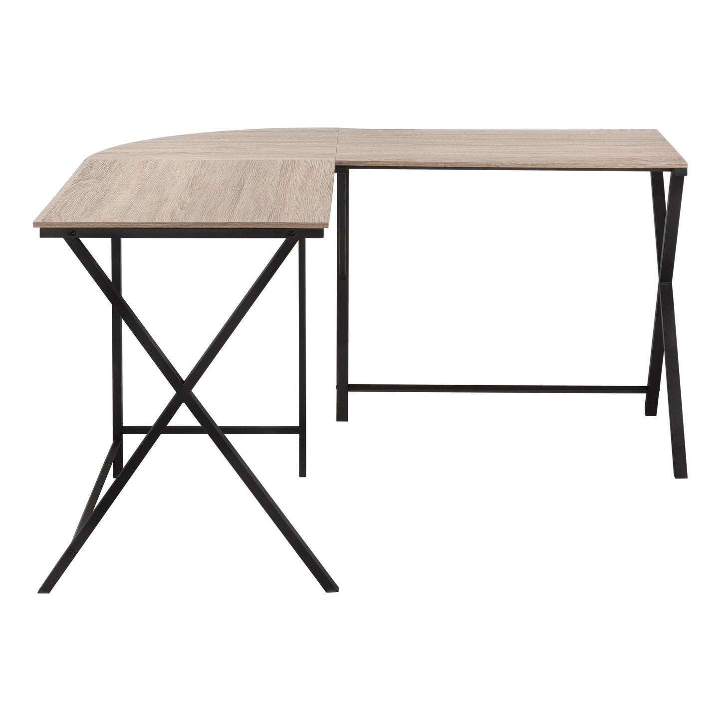 Computer Desk, Home Office, Corner, L Shape, Laptop, Contemporary & Modern - Taupe