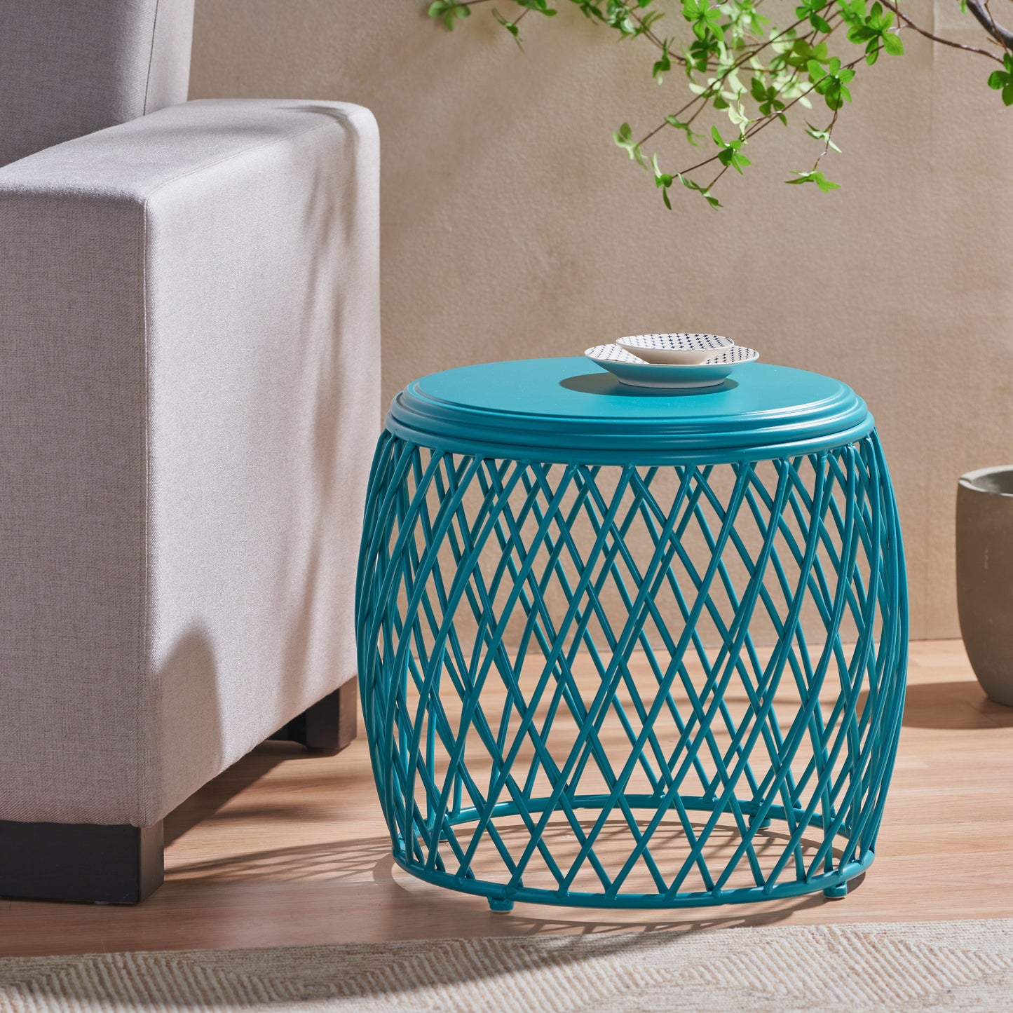 Alamera - Side Table - Teal