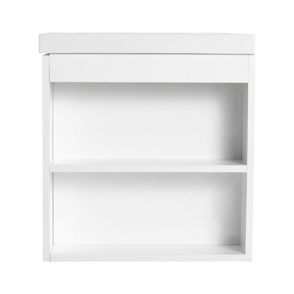 Modern Bathroom Vanity Sink Combo For Small Spaces - White