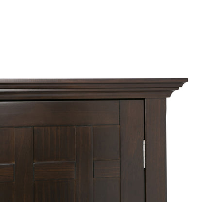 Bedford - Sideboard Buffet And Wine Rack - Dark Tobacco Brown