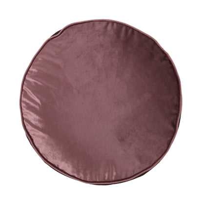 Shimon - Cylinder Pouf Ottoman Floor Cushion - Blush Pink