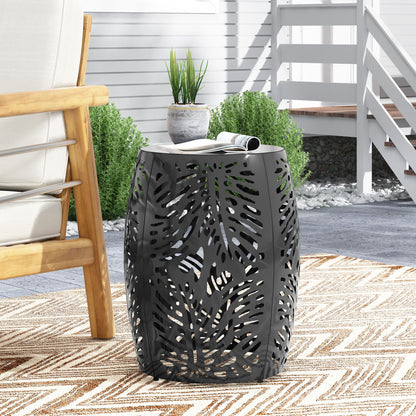Metal, End Table Large - Black