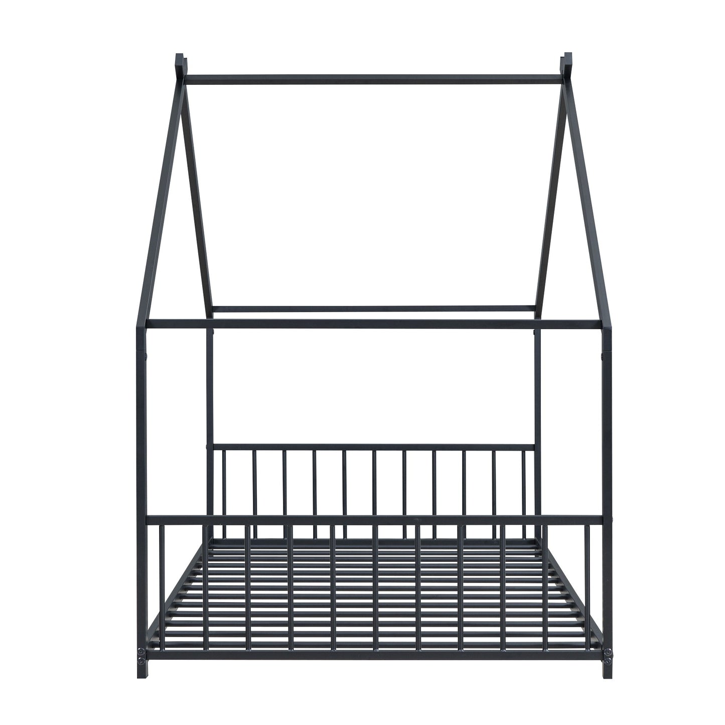 Twin Size House Bed - Black