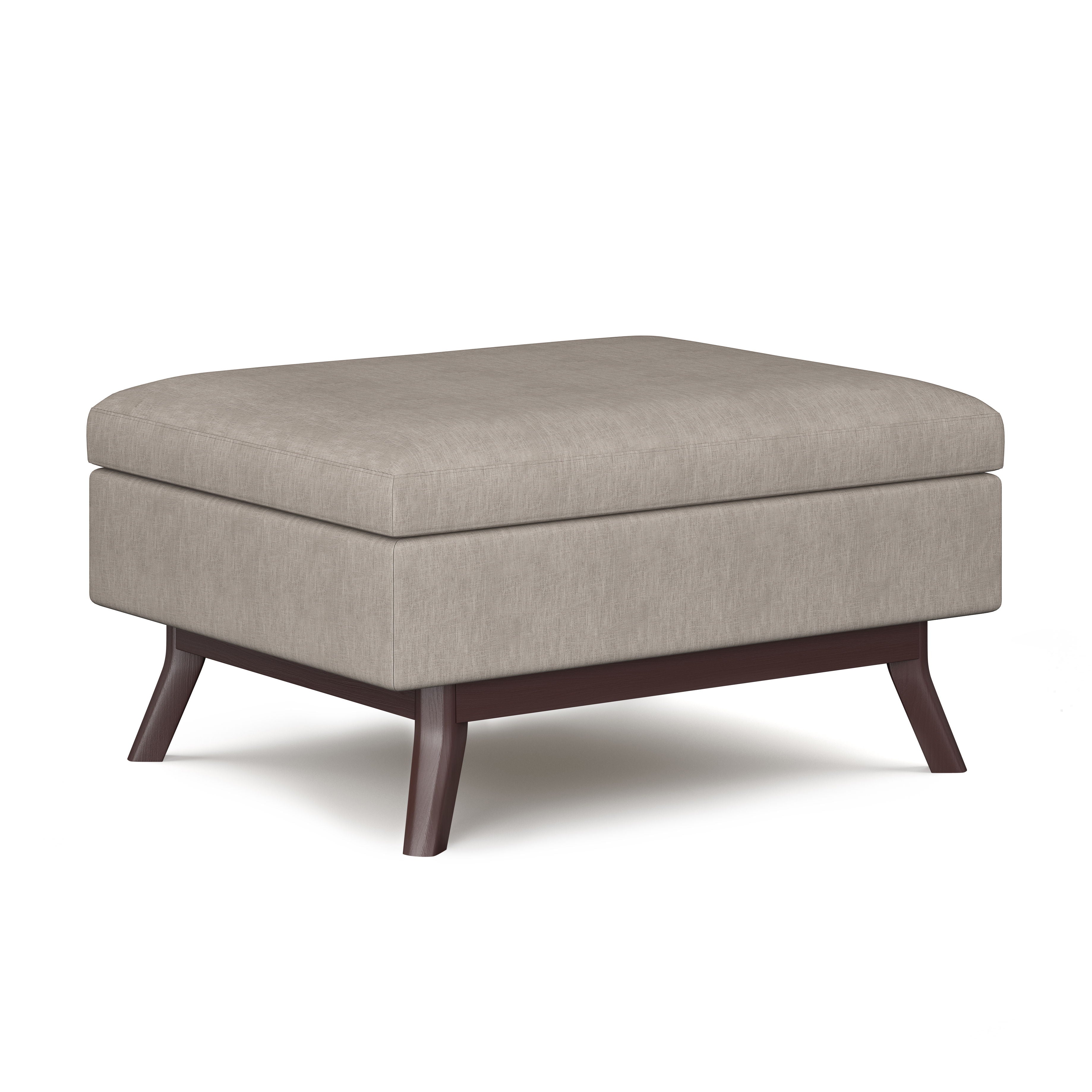 Owen - Coffee Table Storage Ottoman - Natural