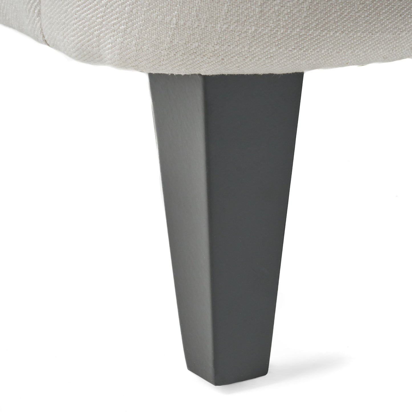 Modern Accent Chair Upholstered Foam Filled Living Room Chairs Comfy Reading Chair Mid Century Modern Chair, Armchair For Living Room Bedroom - Ivory
