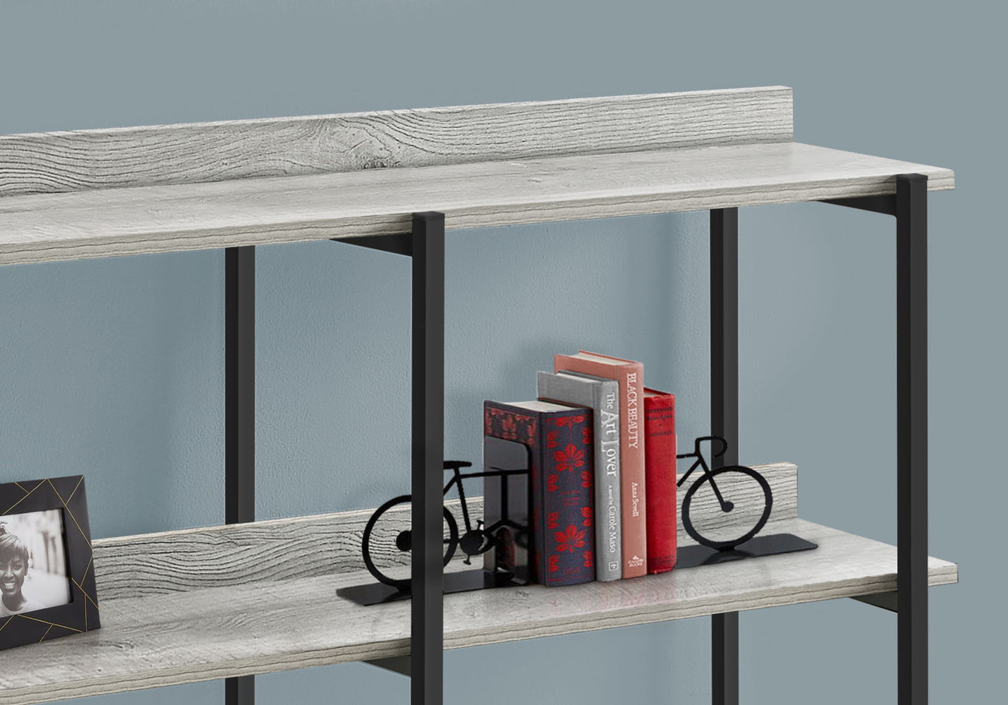 Accent Console Table For Entryway, Elegant Design - Gray