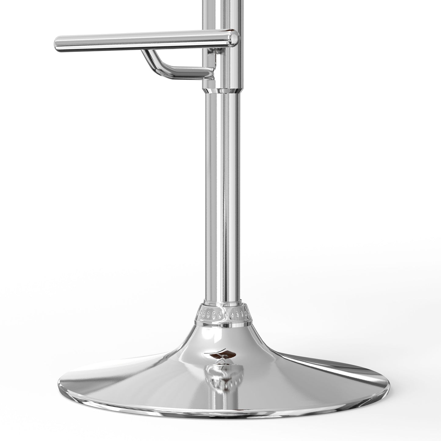 Sheldon - Adjustable Swivel Bar Stool - White