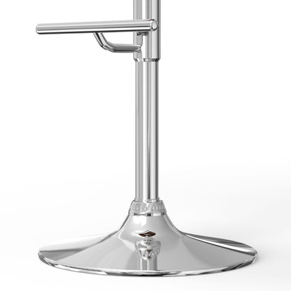 Sheldon - Adjustable Swivel Bar Stool - White