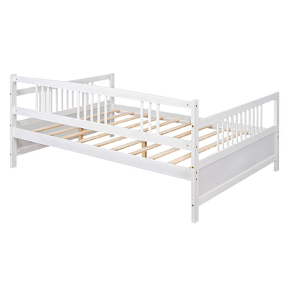 Full Size Daybed With Support Legs - White