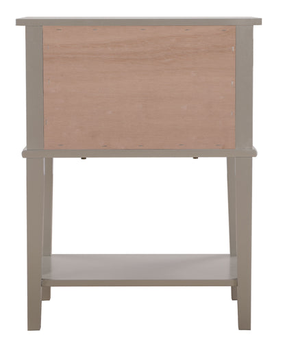 Vibrant Contemporary Nightstand - Silver Champagne
