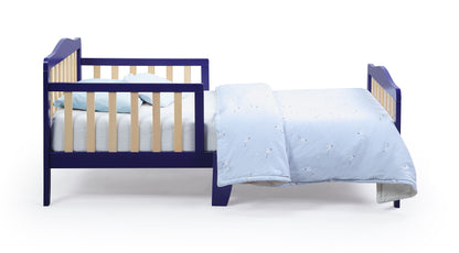 Twain - Toddler Bed - Blue/Natural