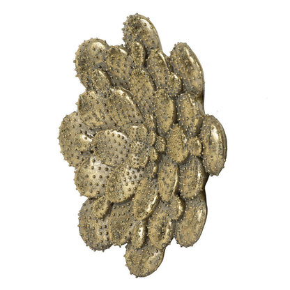 Succulent Wall Plaque Resin (Set of 2) - Gold