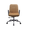 Eclarn - Top Grain Leather Office Chair - Brown