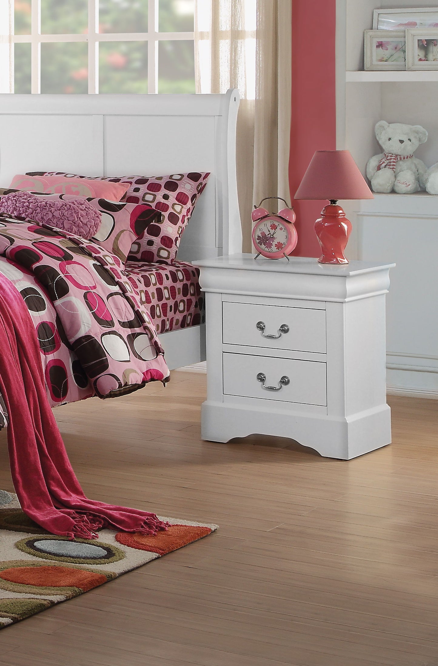 Louis Philippe III - Nightstand - White