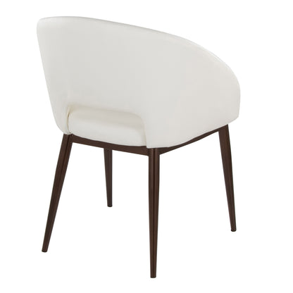 Renee - Contemporary Chair - Copper / White