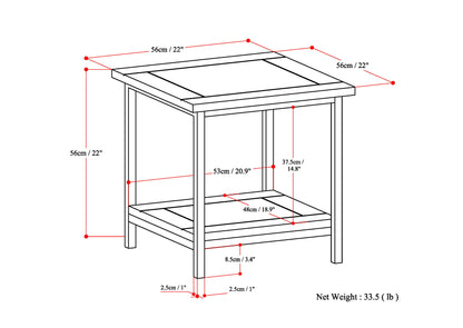 Skyler - End Table - Natural
