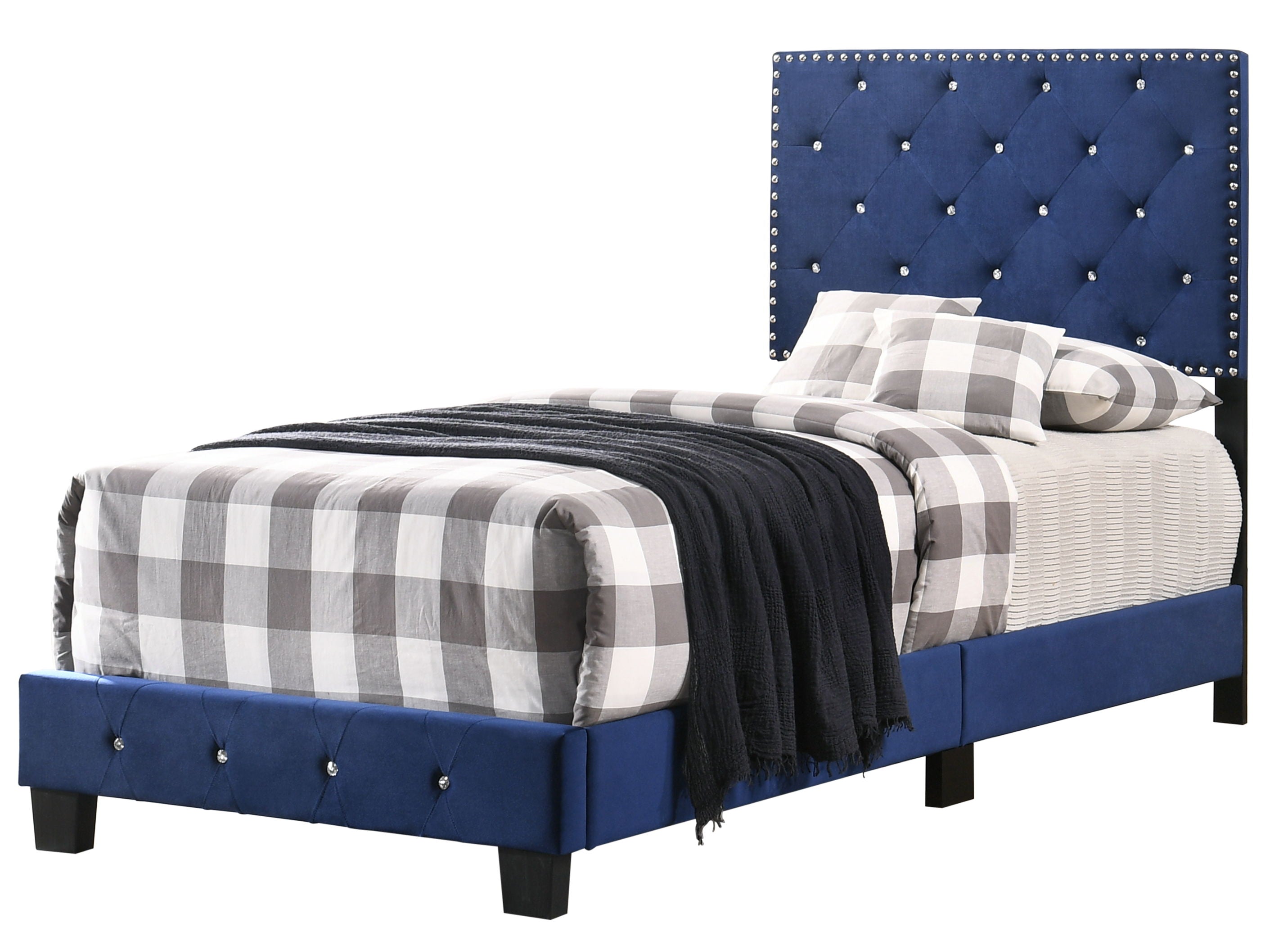 Suffolk - Twin Bed - Navy Blue