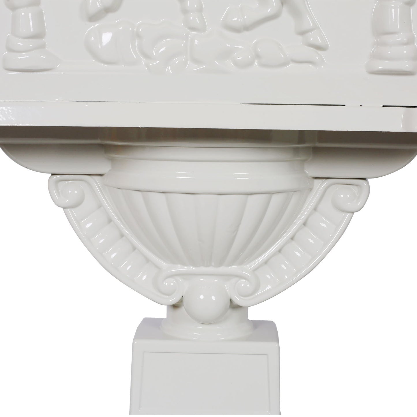 Cast Aluminum Mail Box, Postal Box, Mailbox - White
