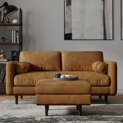Morrison - Upholstered Sofa And Ottoman Set - Sienna